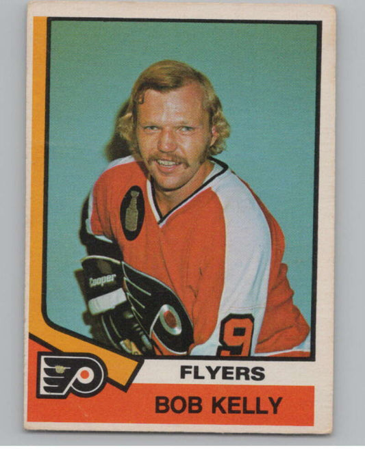 1974-75 O-Pee-Chee #380 Bob Kelly NHL Philadelphia Flyers  V103444 Image 1