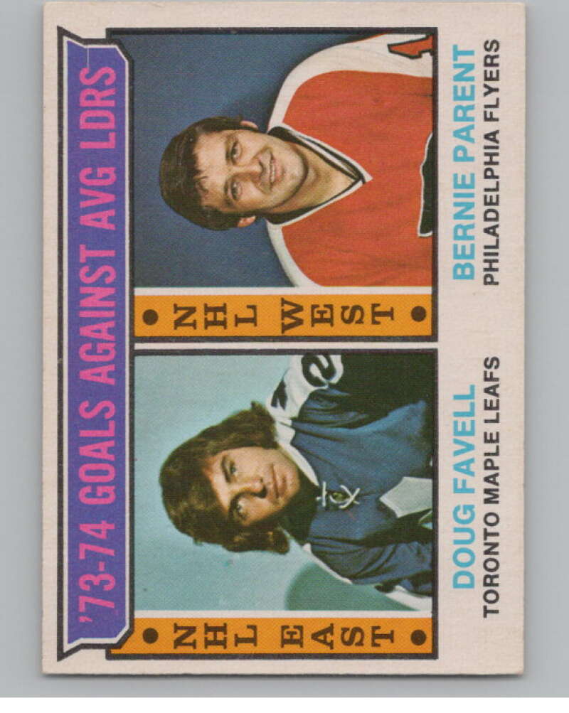 1974-75 O-Pee-Chee #4 Bernie Parent LL  Philadelphia Flyers  V103449 Image 1