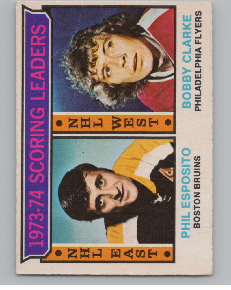1974-75 O-Pee-Chee #3 Bobby Clarke LL  Philadelphia Flyers  V103451 Image 1