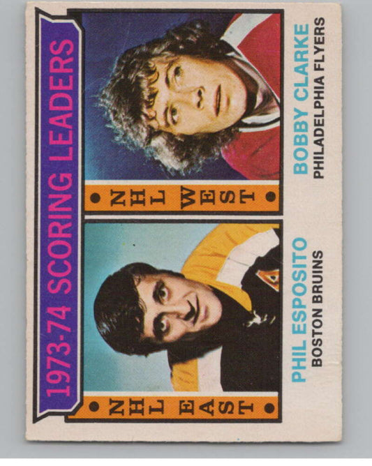 1974-75 O-Pee-Chee #3 Bobby Clarke LL  Philadelphia Flyers  V103451 Image 1