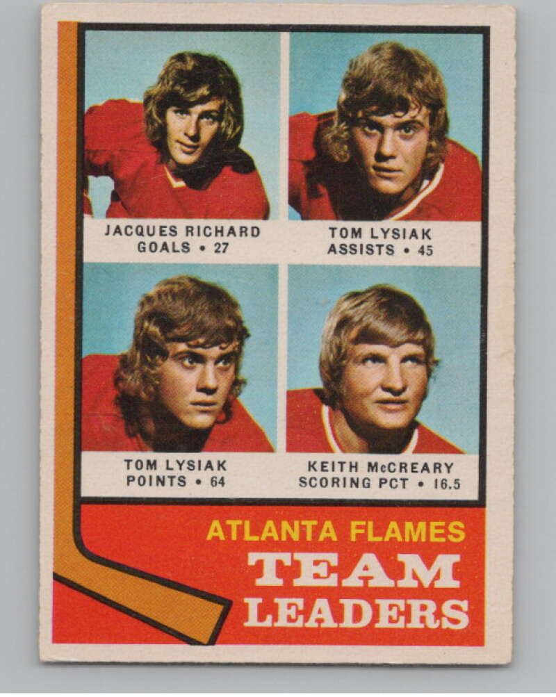 1974-75 O-Pee-Chee #14 Keith McCreary TL  Atlanta Flames  V103461 Image 1