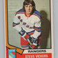 1974-75 O-Pee-Chee #29 Steve Vickers  New York Rangers  V103470 Image 1