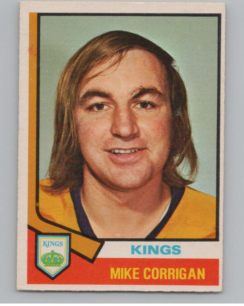 1974-75 O-Pee-Chee #37 Mike Corrigan  Los Angeles Kings  V103478 Image 1