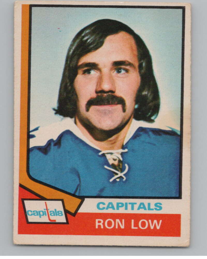 1974-75 O-Pee-Chee #39 Ron Low  Washington Capitals  V103480 Image 1