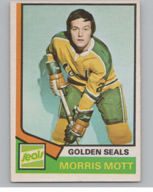 1974-75 O-Pee-Chee #48 Morris Mott  RC Rookie Golden Seals  V103488 Image 1