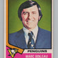 1974-75 O-Pee-Chee #49 Marc Boileau CO  Pittsburgh Penguins  V103491 Image 1