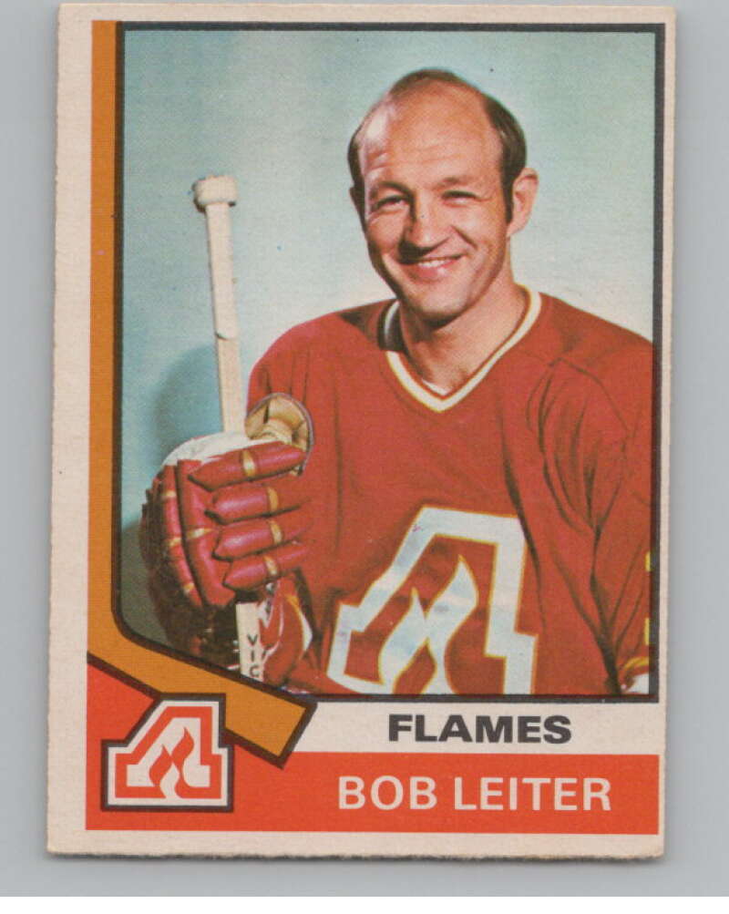 1974-75 O-Pee-Chee #51 Bob Leiter  Atlanta Flames  V103492 Image 1