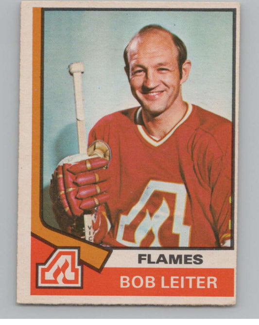 1974-75 O-Pee-Chee #51 Bob Leiter  Atlanta Flames  V103492 Image 1