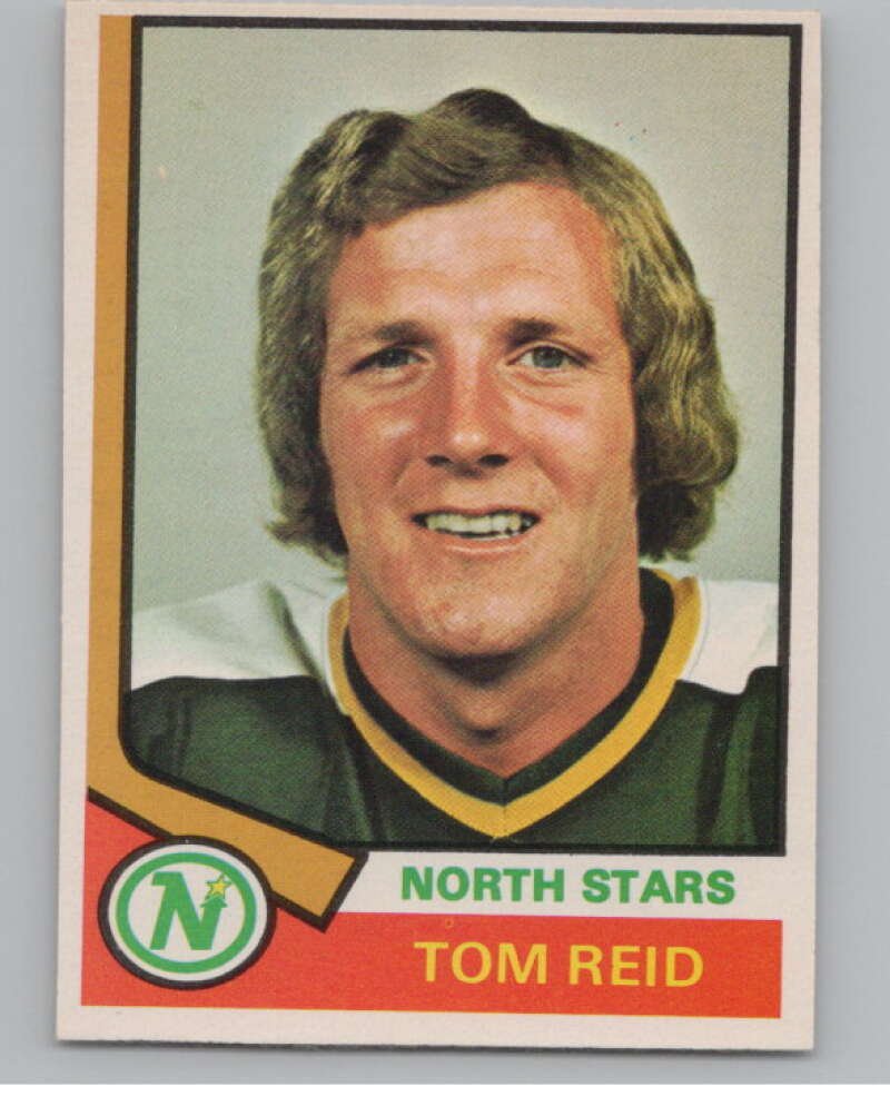 1974-75 O-Pee-Chee #52 Tom Reid  Minnesota North Stars  V103494 Image 1