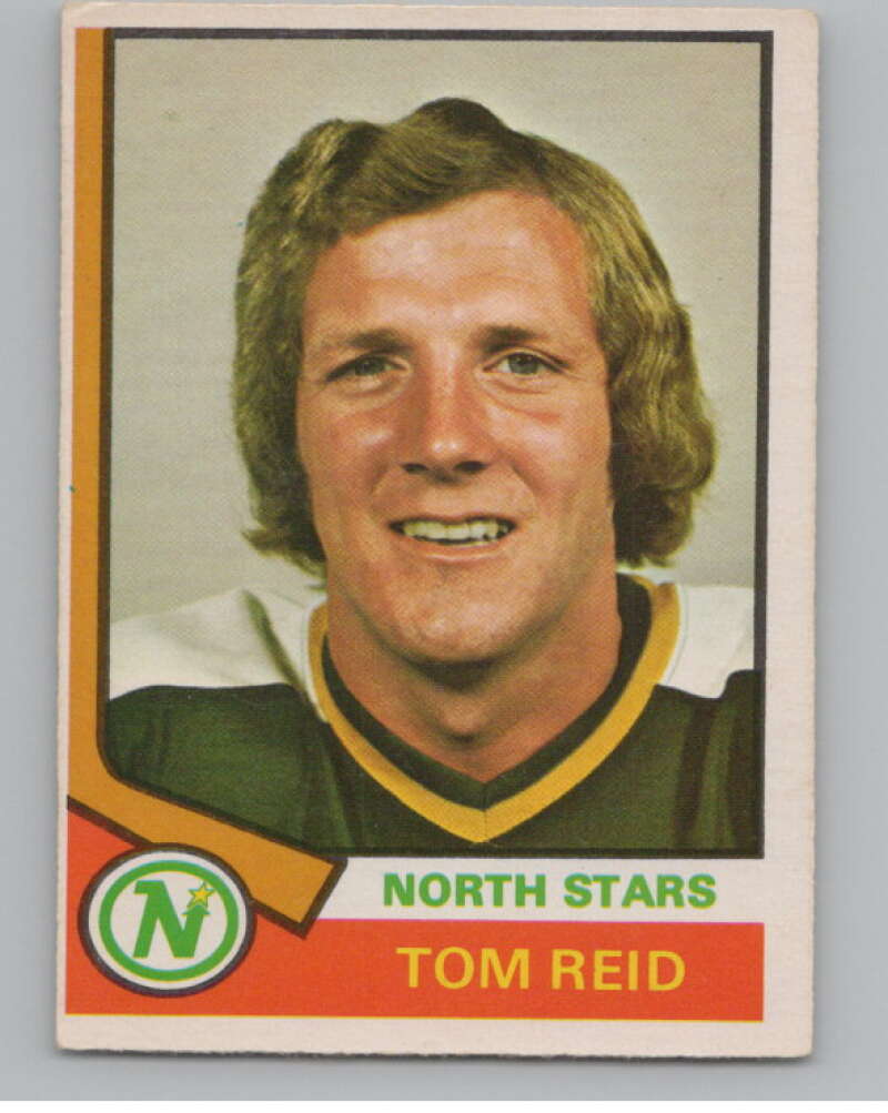 1974-75 O-Pee-Chee #52 Tom Reid  Minnesota North Stars  V103495 Image 1