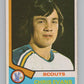 1974-75 O-Pee-Chee #59 Chris Evans  Kansas City Scouts  V103499 Image 1