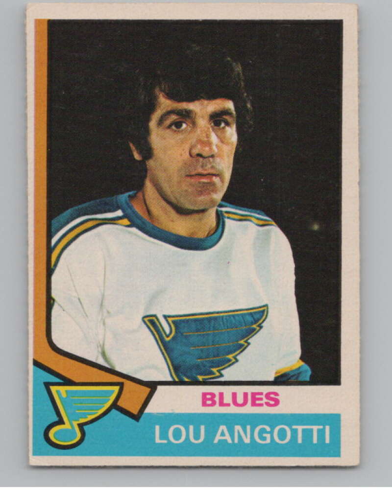 1974-75 O-Pee-Chee #63 Lou Angotti CO   V103504 Image 1