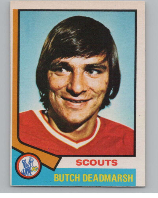 1974-75 O-Pee-Chee #73 Butch Deadmarsh  Kansas City Scouts  V103510 Image 1