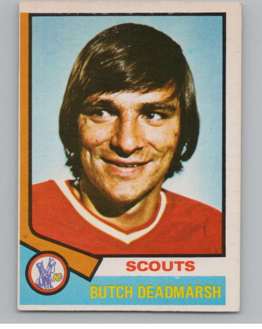 1974-75 O-Pee-Chee #73 Butch Deadmarsh  Kansas City Scouts  V103511 Image 1
