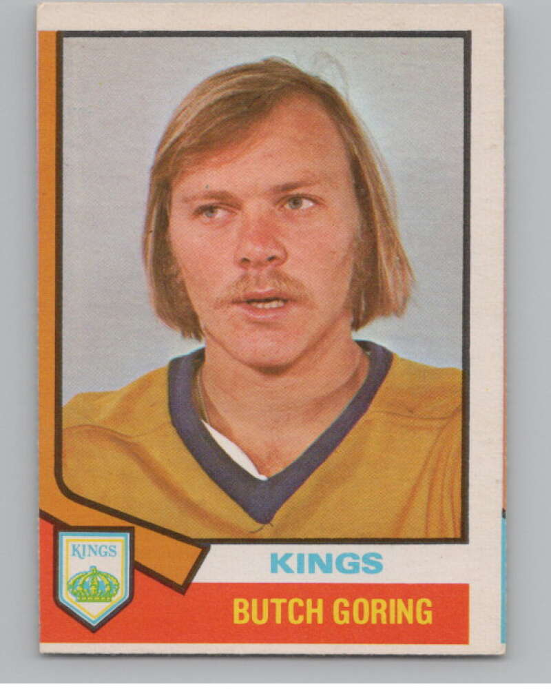 1974-75 O-Pee-Chee #74 Butch Goring  Los Angeles Kings  V103513 Image 1