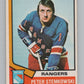 1974-75 O-Pee-Chee #77 Pete Stemkowski  New York Rangers  V103516 Image 1