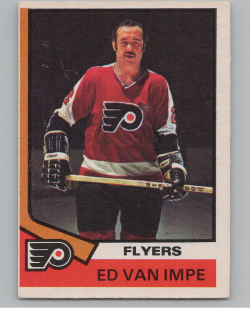 1974-75 O-Pee-Chee #85 Ed Van Impe  Philadelphia Flyers  V103521 Image 1