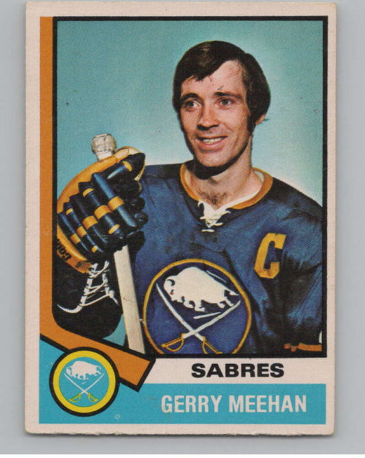 1974-75 O-Pee-Chee #99 Gerry Meehan  Buffalo Sabres  V103534 Image 1