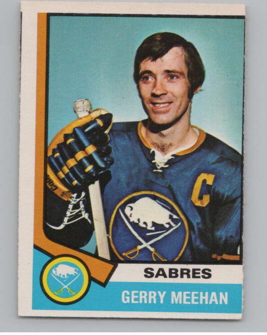 1974-75 O-Pee-Chee #99 Gerry Meehan  Buffalo Sabres  V103535 Image 1