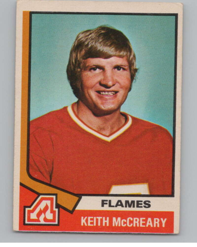 1974-75 O-Pee-Chee #103 Keith McCreary  Atlanta Flames  V103537 Image 1