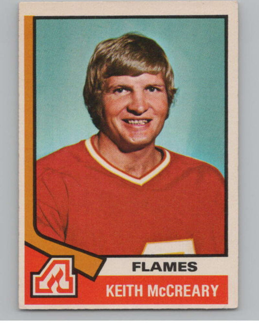 1974-75 O-Pee-Chee #103 Keith McCreary  Atlanta Flames  V103538 Image 1