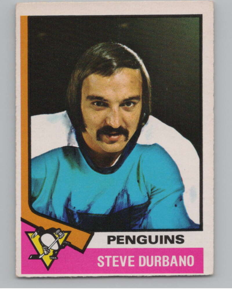 1974-75 O-Pee-Chee #106 Steve Durbano  Pittsburgh Penguins  V103542 Image 1