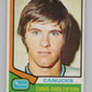 1974-75 O-Pee-Chee #108 Chris Oddleifson  RC Rookie Canucks  V103545 Image 1