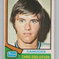 1974-75 O-Pee-Chee #108 Chris Oddleifson  RC Rookie Canucks  V103546 Image 1