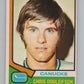 1974-75 O-Pee-Chee #108 Chris Oddleifson  RC Rookie Canucks  V103548 Image 1