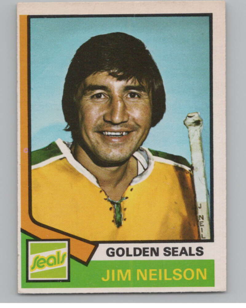 1974-75 O-Pee-Chee #109 Jim Neilson  California Golden Seals  V103549 Image 1
