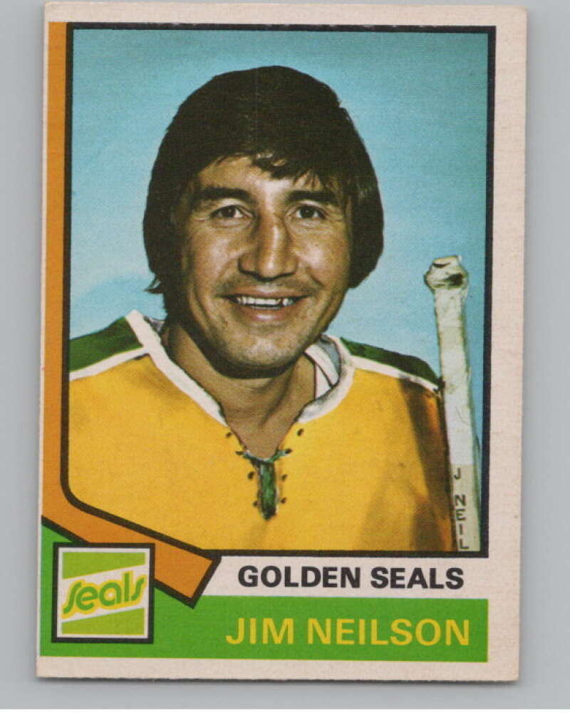 1974-75 O-Pee-Chee #109 Jim Neilson  California Golden Seals  V103551 Image 1