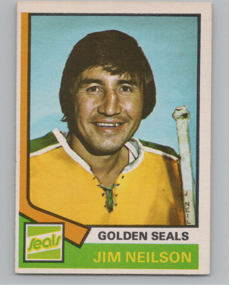 1974-75 O-Pee-Chee #109 Jim Neilson  California Golden Seals  V103552 Image 1
