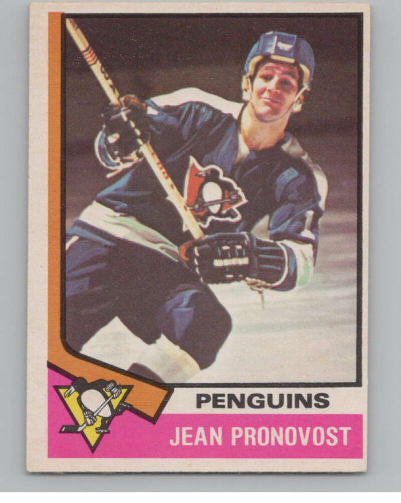 1974-75 O-Pee-Chee #110 Jean Pronovost  Pittsburgh Penguins  V103554 Image 1