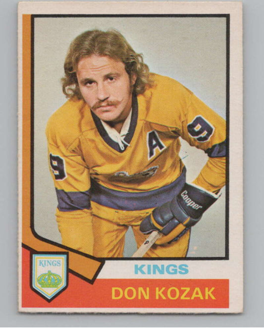 1974-75 O-Pee-Chee #111 Don Kozak  RC Rookie Los Angeles Kings  V103555 Image 1