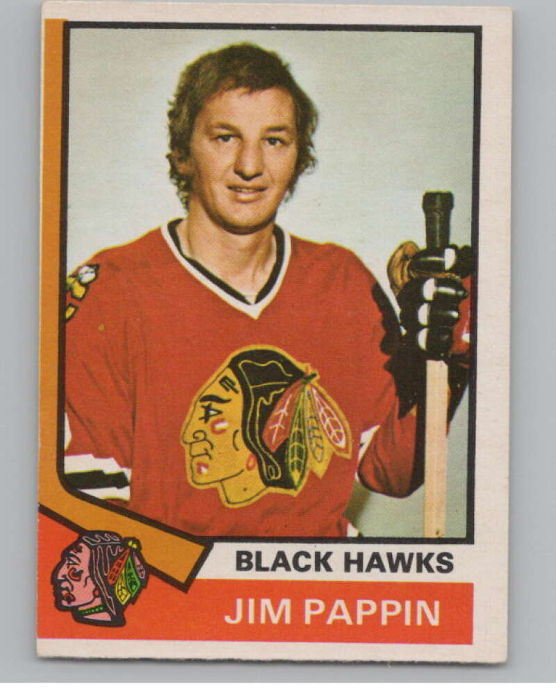 1974-75 O-Pee-Chee #113 Jim Pappin   V103560 Image 1