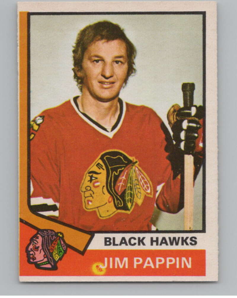 1974-75 O-Pee-Chee #113 Jim Pappin   V103561 Image 1