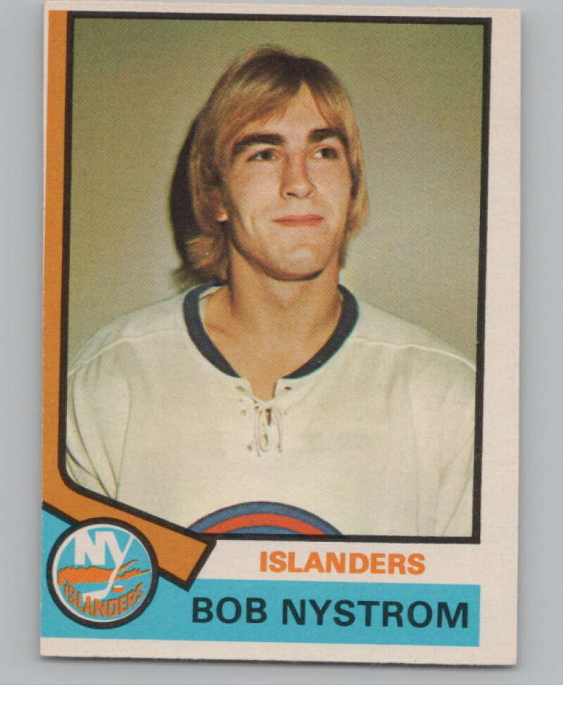 1974-75 O-Pee-Chee #123 Bob Nystrom  New York Islanders  V103569 Image 1
