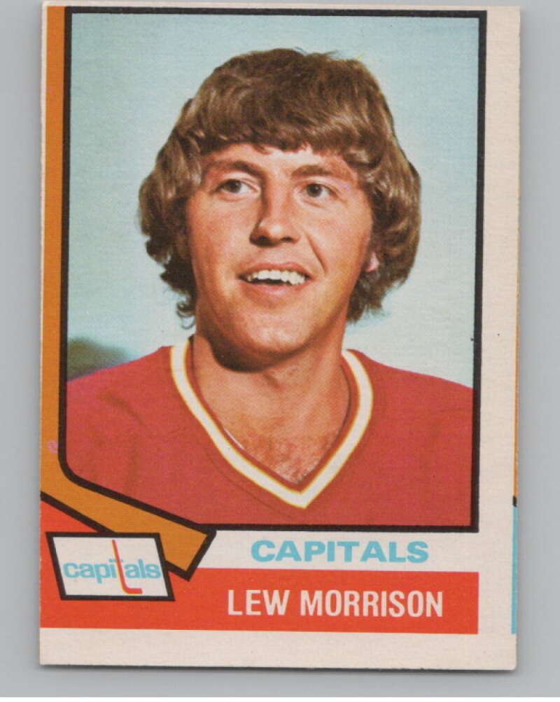 1974-75 O-Pee-Chee #125 Lew Morrison  Washington Capitals  V103573 Image 1