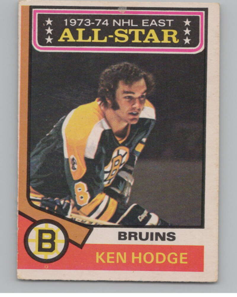 1974-75 O-Pee-Chee #128 Ken Hodge AS  Boston Bruins  V103580 Image 1