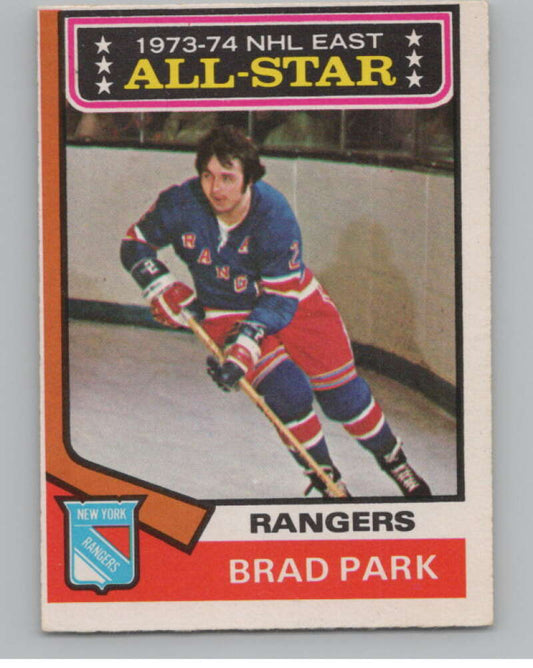 1974-75 O-Pee-Chee #131 Brad Park AS  New York Rangers  V103581 Image 1