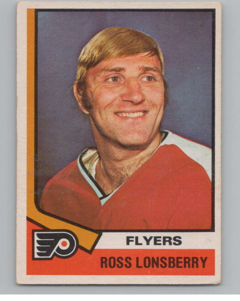1974-75 O-Pee-Chee #144 Ross Lonsberry  Philadelphia Flyers  V103592 Image 1