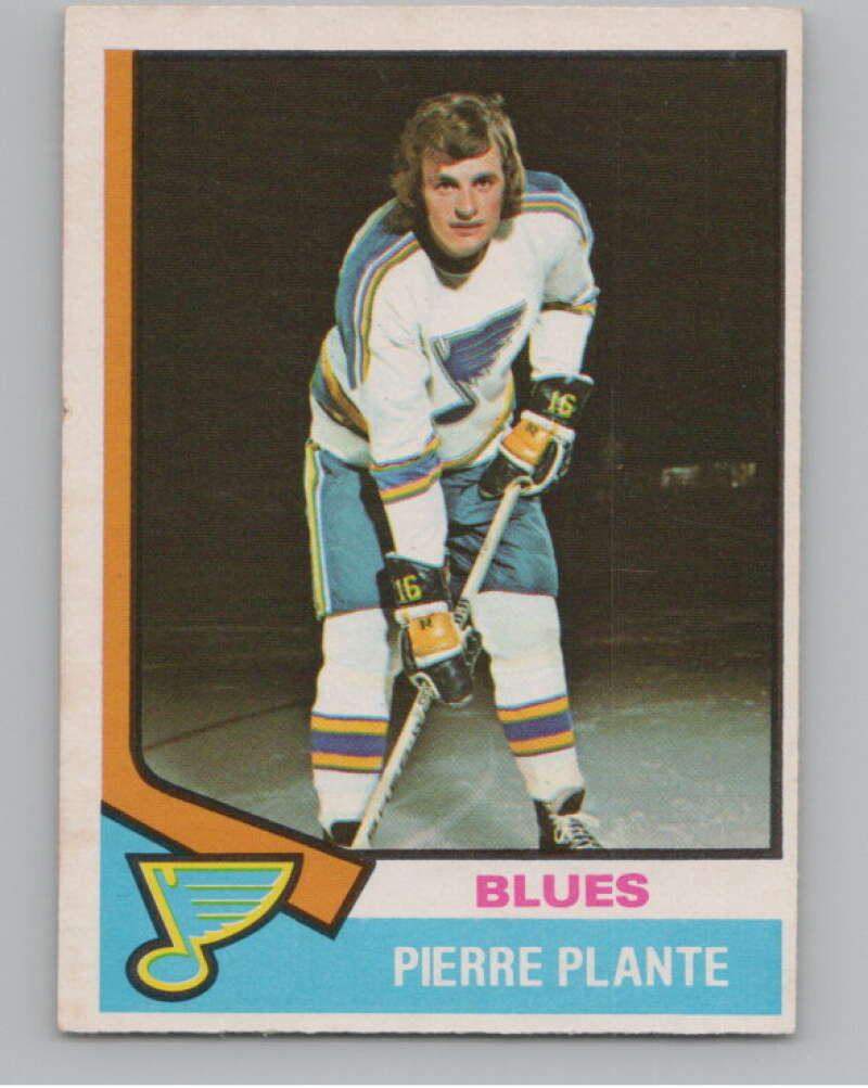 1974-75 O-Pee-Chee #149 Pierre Plante  St. Louis Blues  V103597 Image 1