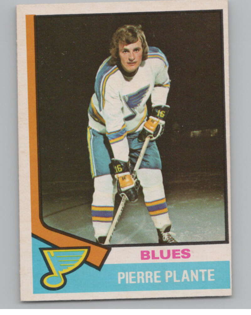 1974-75 O-Pee-Chee #149 Pierre Plante  St. Louis Blues  V103598 Image 1