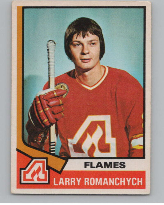 1974-75 O-Pee-Chee #157 Larry Romanchych  Atlanta Flames  V103604 Image 1