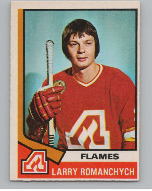 1974-75 O-Pee-Chee #157 Larry Romanchych  Atlanta Flames  V103606 Image 1