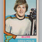 1974-75 O-Pee-Chee #164 Greg Polis  St. Louis Blues  V103615 Image 1