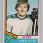1974-75 O-Pee-Chee #164 Greg Polis  St. Louis Blues  V103616 Image 1