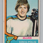 1974-75 O-Pee-Chee #164 Greg Polis  St. Louis Blues  V103617 Image 1