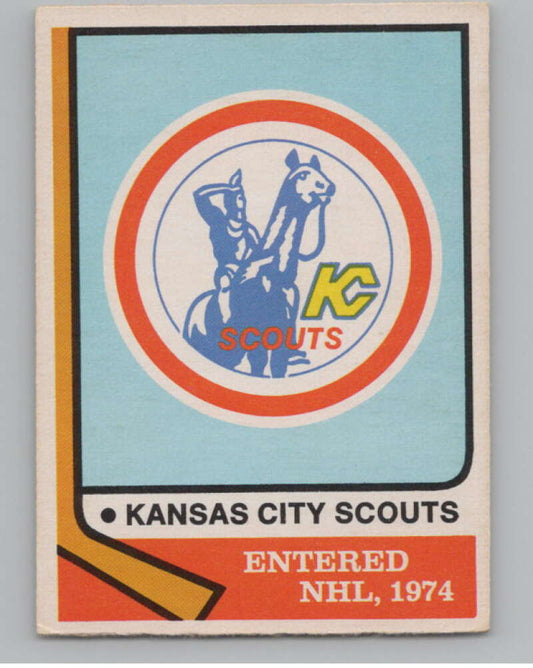 1974-75 O-Pee-Chee #169 Scouts Team  Kansas City Scouts  V103625 Image 1