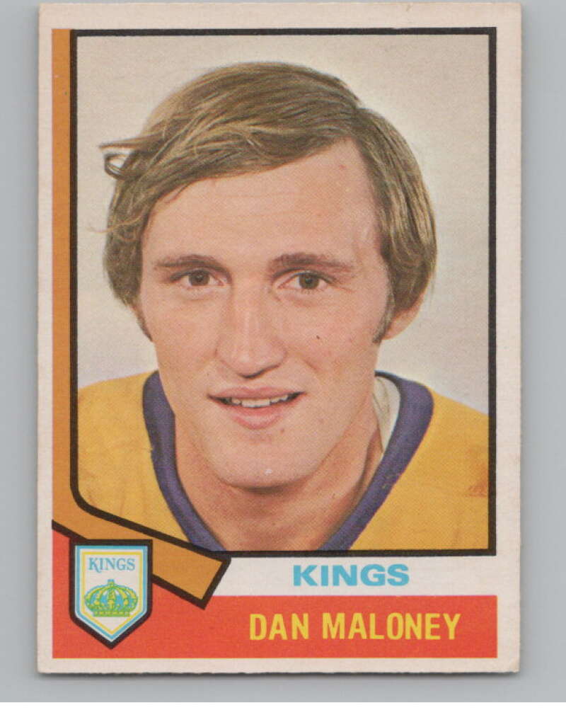 1974-75 O-Pee-Chee #172 Dan Maloney  Los Angeles Kings  V103628 Image 1